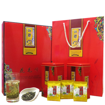 【精品礼盒装250g花毛峰 茶叶茉莉花茶特价批发 四川绿茶厂家直销】价格,厂家,图片,绿茶,成都留一点商贸-