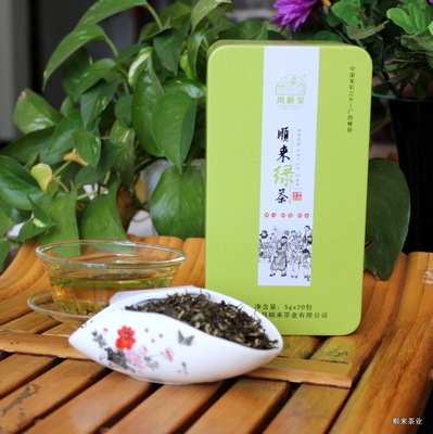 【横县茉莉花茶代加工 周顺来茶叶 顺来绿茶罐装100g 茶叶批发】价格,厂家,图片,绿茶,广西横县顺来茶业-