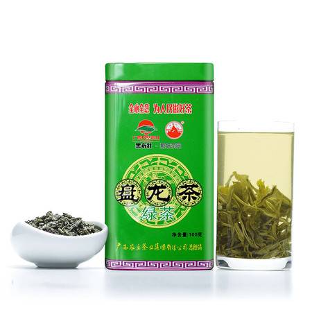 2020新茶 大明山 广西特产 农垦茶叶 质量可追溯 春茶 绿茶 盘龙茶100g